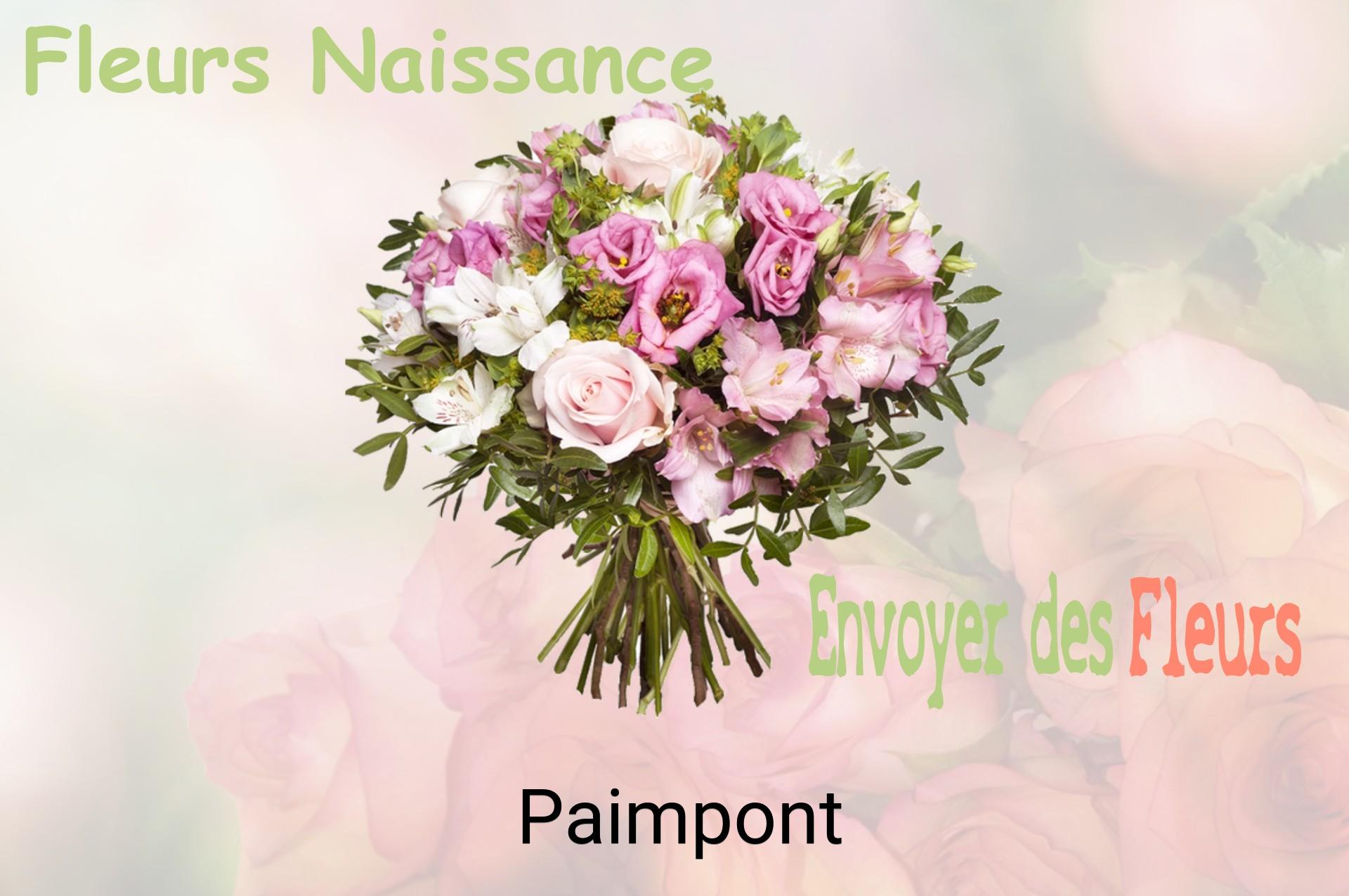 Bouquet de fleurs de naissance livré à Paimpont